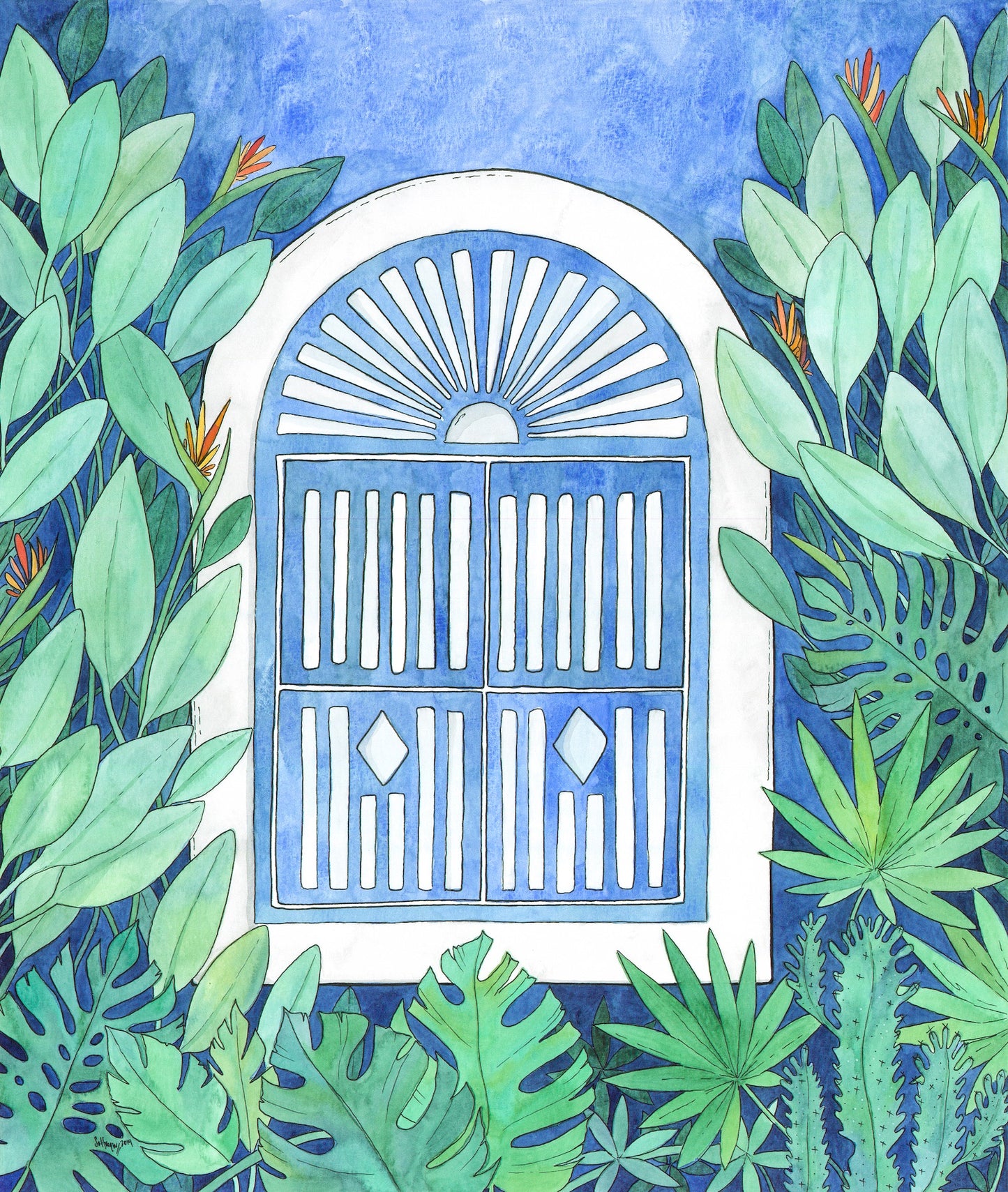 Blue Window
