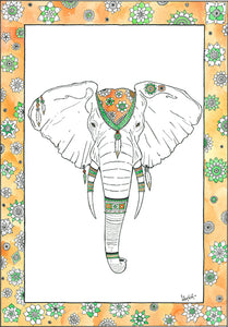 The Wise Elephant (Size: A3)
