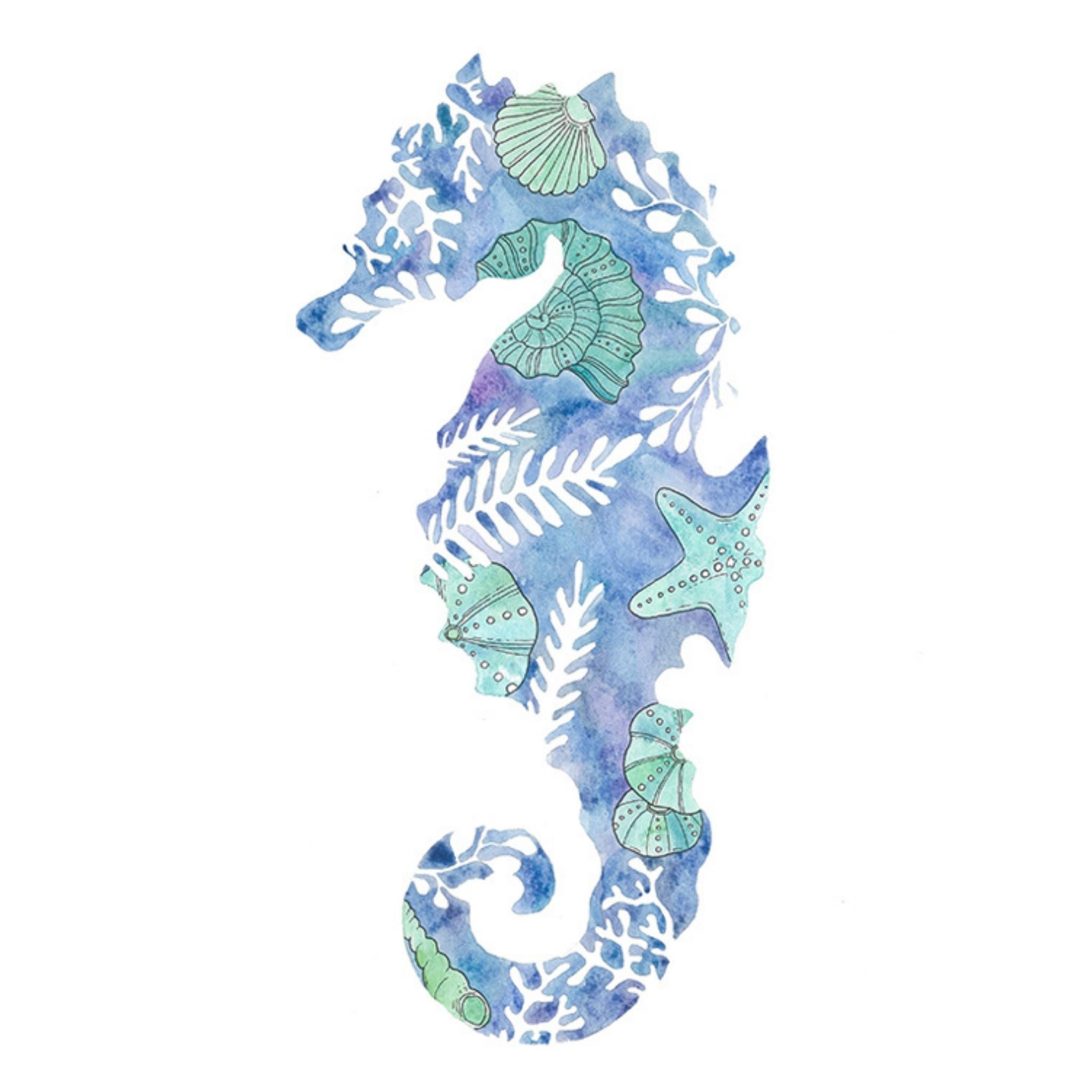 Fossil Seahorse (Size: A4)