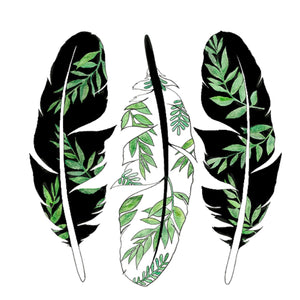 3 Feathers (Size: A3)