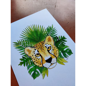 Jungle Leopard (Size: A4)