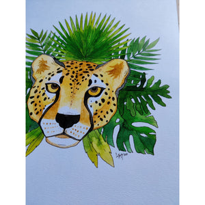 Jungle Leopard (Size: A4)
