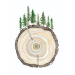 Load image into Gallery viewer, Manali Tree Ring (Size: A3)
