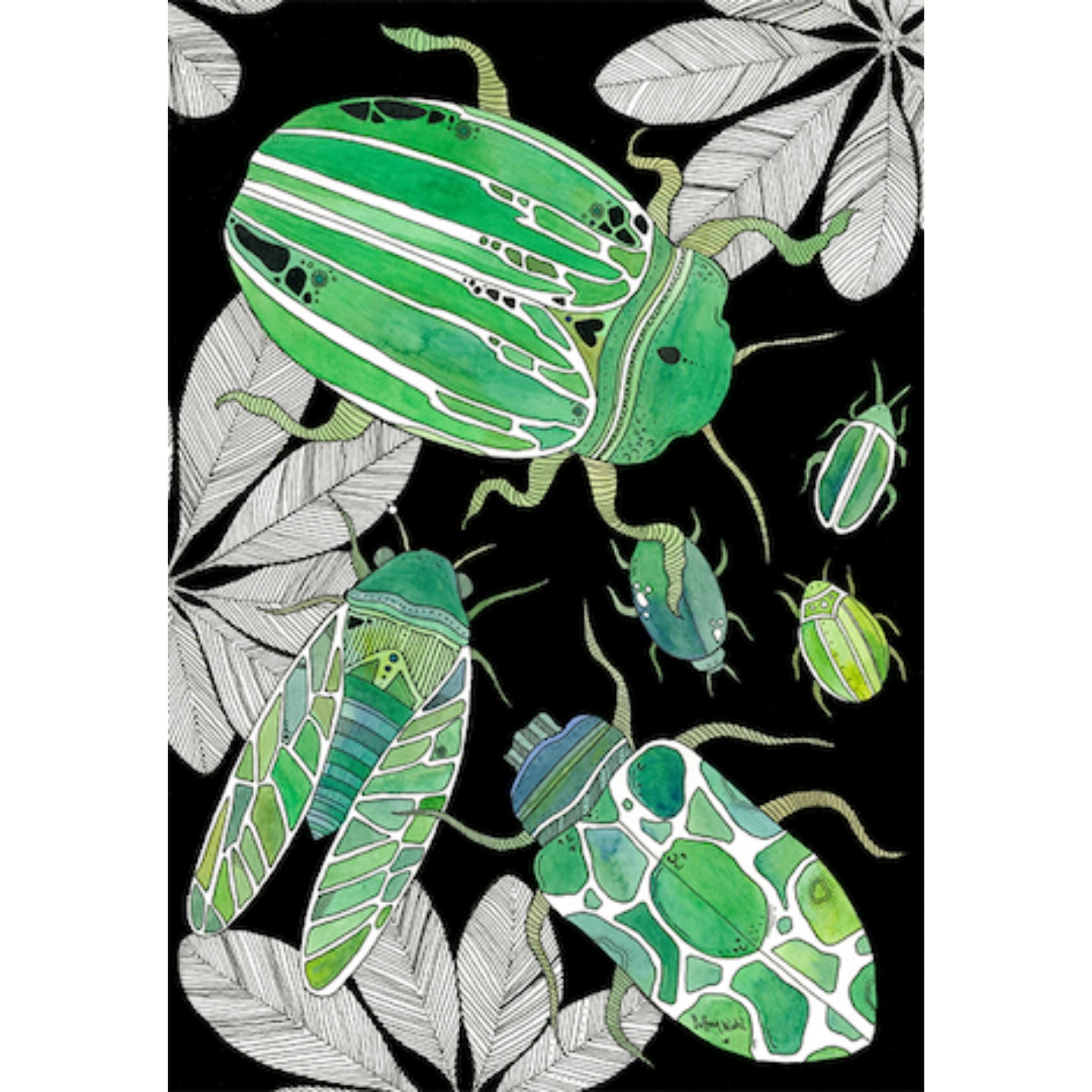 Green Bugs (Size: A4)