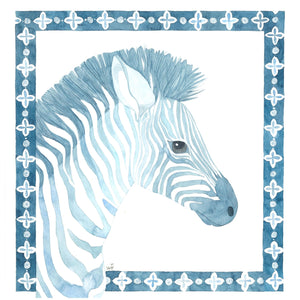 Azulejos Zebra (Size: A3)