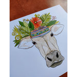 Load image into Gallery viewer, Pahadi Cow (Size: A4)
