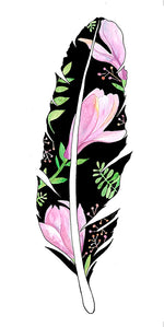 Load image into Gallery viewer, Floral Feather 1 (Size: A4)
